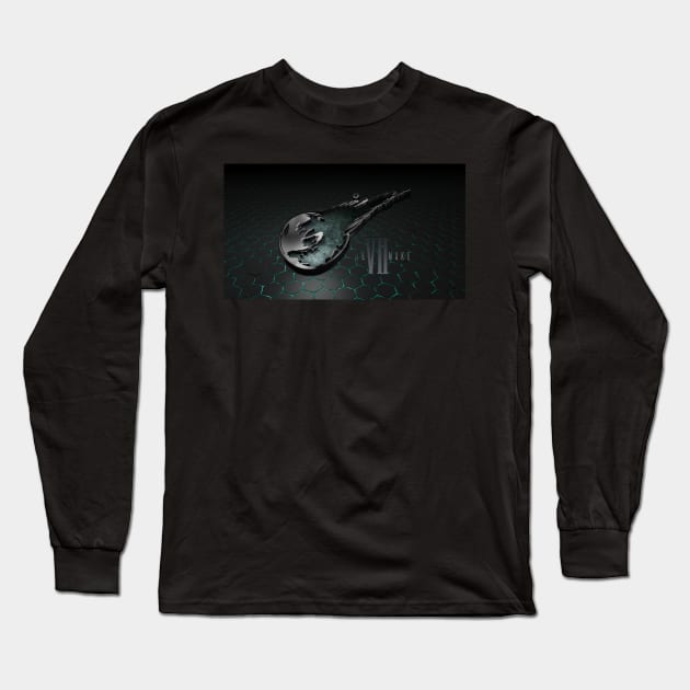 Final Fantasy 7 Remake Logo Long Sleeve T-Shirt by Old School Gaming